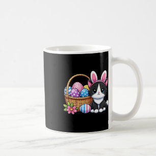 Ostertag Katze Hasenohren Eier Grafik Männer Fraue Kaffeetasse