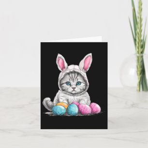 Ostertag Katze Osterkatze Ostereier Karte