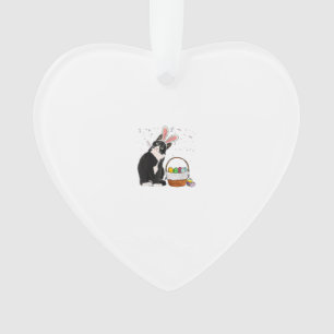 Ostertag Katzen-Hasen-Ohren-Eier-Shirt Männer Frau Ornament