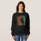 Ostertag Koala Retro Graphic Funny Ostercostum Sweatshirt (Vorne ganz)
