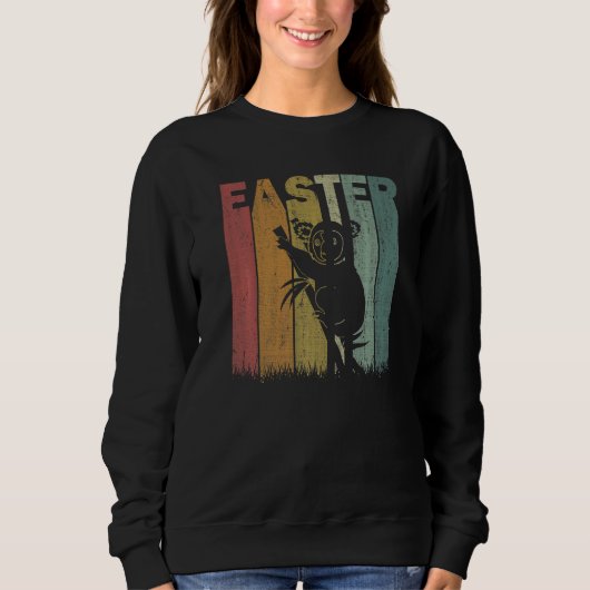 Ostertag Koala Retro Graphic Funny Ostercostum Sweatshirt (Vorderseite)