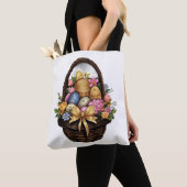 Ostertag - Korb mit bunten Eiern Blume Tasche (Von Nahem)