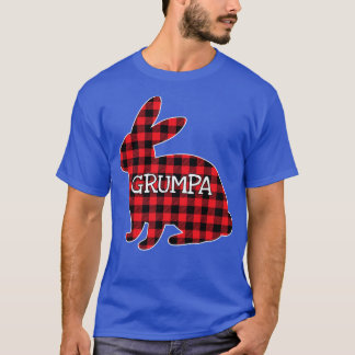 Ostertag Kostüm Roter Karierter Bunny Grapha Grump T-Shirt