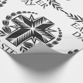 Ostertag Kreuz Religiös Christlich Geschenkpapier (Ecke)