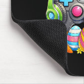 Ostertag lustiges Videospiel Eier Junge Mädchen Ki Mousepad (Ecke)