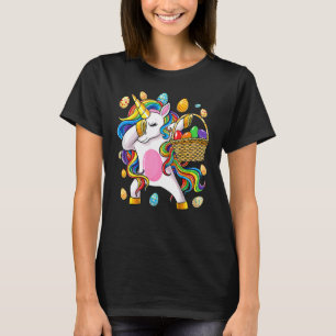 Ostertag Mädchen Schlucken Einhorn Ab Bügel Ei Jag T-Shirt