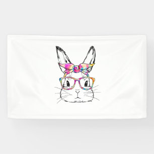 Ostertag Niedlich Bunny Face Gefärbte Krawatte Bri Banner