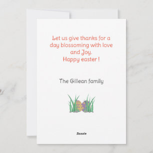 Ostertag, Ostern für Foto Feiertagskarte