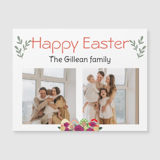 Ostertag, Ostern für Foto Magnetkarte (Vorderseite)