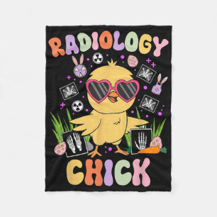 Ostertag Radiologie Küken Rad Tech Radiologe Ei Fleecedecke