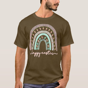 Ostertag Regenbogen mit Eiern und Osterhase T-Shirt