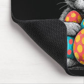 Ostertag Sonniges Gesicht mit Salzwegen Eier Cool  Mousepad (Ecke)