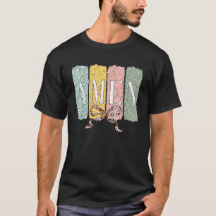 Ostertag T-Shirt Amen Coquette Bow Jesus Ostern