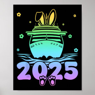 Ostertage Hase Cruising Reisendes Schiff Reise Bea Poster
