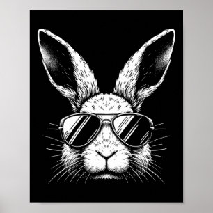 Ostertagen Sonniges Gesicht mit Sonnenbrille für J Poster