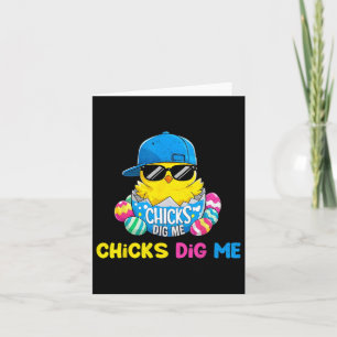 Ostertages-Chicks Dig Me Cool Hatchick Karte