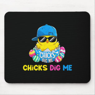 Ostertages-Chicks Dig Me Cool Hatchick Mousepad