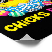 Ostertages-Chicks Dig Me Cool Hatchick Poster (Ecke)