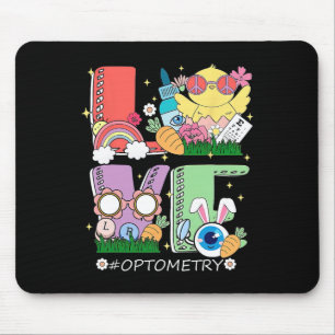 Ostertages Kick Optometrie Liebe Optiker Sight Squ Mousepad