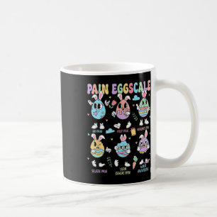 Ostertägliche Schmerzen Skala Retro Nurse Triage u Kaffeetasse