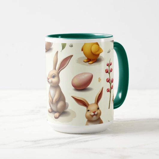 OsterTasse, sonnige Tasse (VorderseiteRechts)