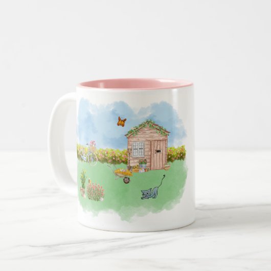 OsterTasse Zweifarbige Tasse (Vorderseite Links)