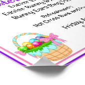 Ostertätigkeitsdirektor Party für Senioren-Poster Poster (Ecke)