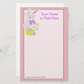 Osterteddybären Briefpapier (Vorne/Hinten)