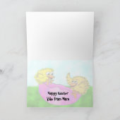 Osterteeter Feiertagskarte (Innenseite)