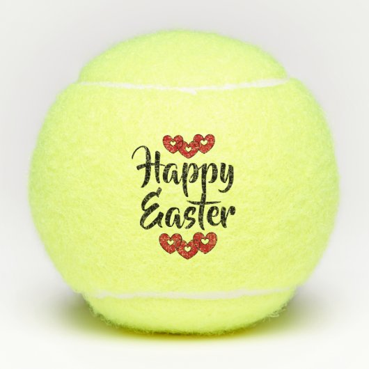 Ostertennisbälle von dalDesignNZ Tennisbälle (Vorderseite)
