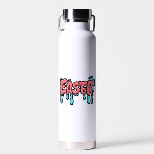 Ostertext Sublimierung-61424 Wasserflasche Trinkflasche (Vorne)