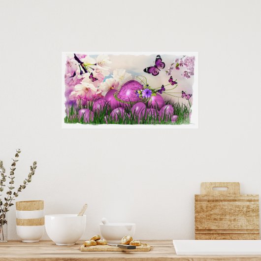 Osterthema Poster (Küche)