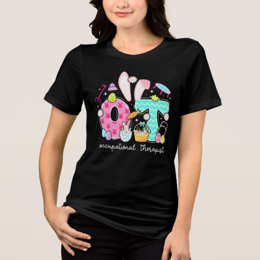 Osterthematiker Tri-Blend Shirt (Vorderseite)
