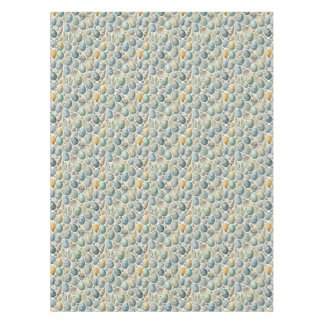 OsterThementablett mit Eiern und Muscheln Tischdecke