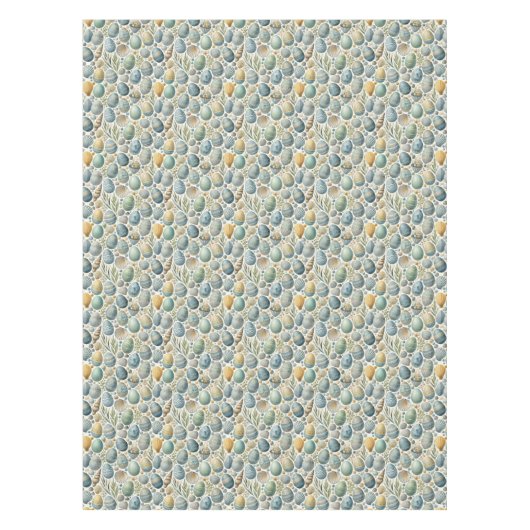 OsterThementablett mit Eiern und Muscheln Tischdecke (Vorderseite)