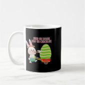 Ostertief an der Schokolade Ostern hoch Kaffeetasse (Links)