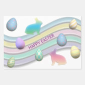 Ostertiere Geschenkpapier Set (Vorderseite)