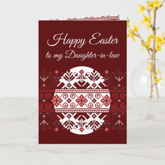 Ostertochter, Schwiegertochter, ukrainische ethnis Karte (Gelbe Blume)