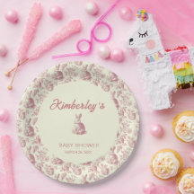 Ostertoile Floral Girl Baby Dusche