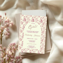 Ostertoilette Blumenmädchen Kinderdusche Einladung