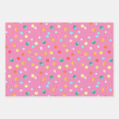 Ostertöne - benutzerdefinierte Hintergrundfarben Geschenkpapier Set (Vorderseite)