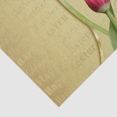 Ostertulips Gold Typografie Seidenpapier (Ausschnitt)