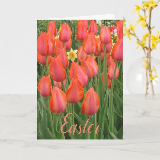 Ostertulisse Karte (Gelbe Blume)