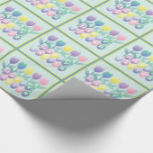 Ostertulpen Eier Happy Oaster Wrapping Paper Geschenkpapier (Ecke)