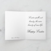 Ostertulpen Feiertagskarte (Innenseite)