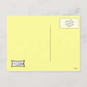 Ostertulpen Feiertagspostkarte (Rückseite)