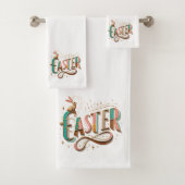 Ostertypografie Badhandtuch Set (Insitu)