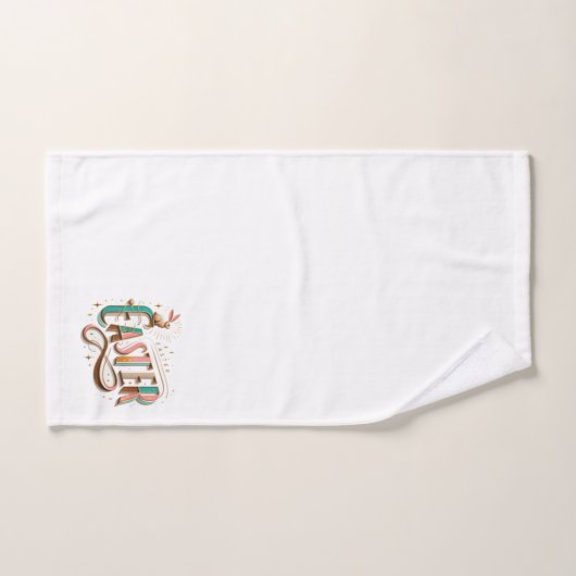 Ostertypografie Badhandtuch Set (Handtuch)