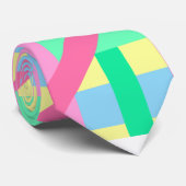 Osterüberquerte Lines Neck Tie Krawatte (Gerollt)