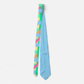 Osterüberquerte Lines Neck Tie Krawatte (Rückseite)
